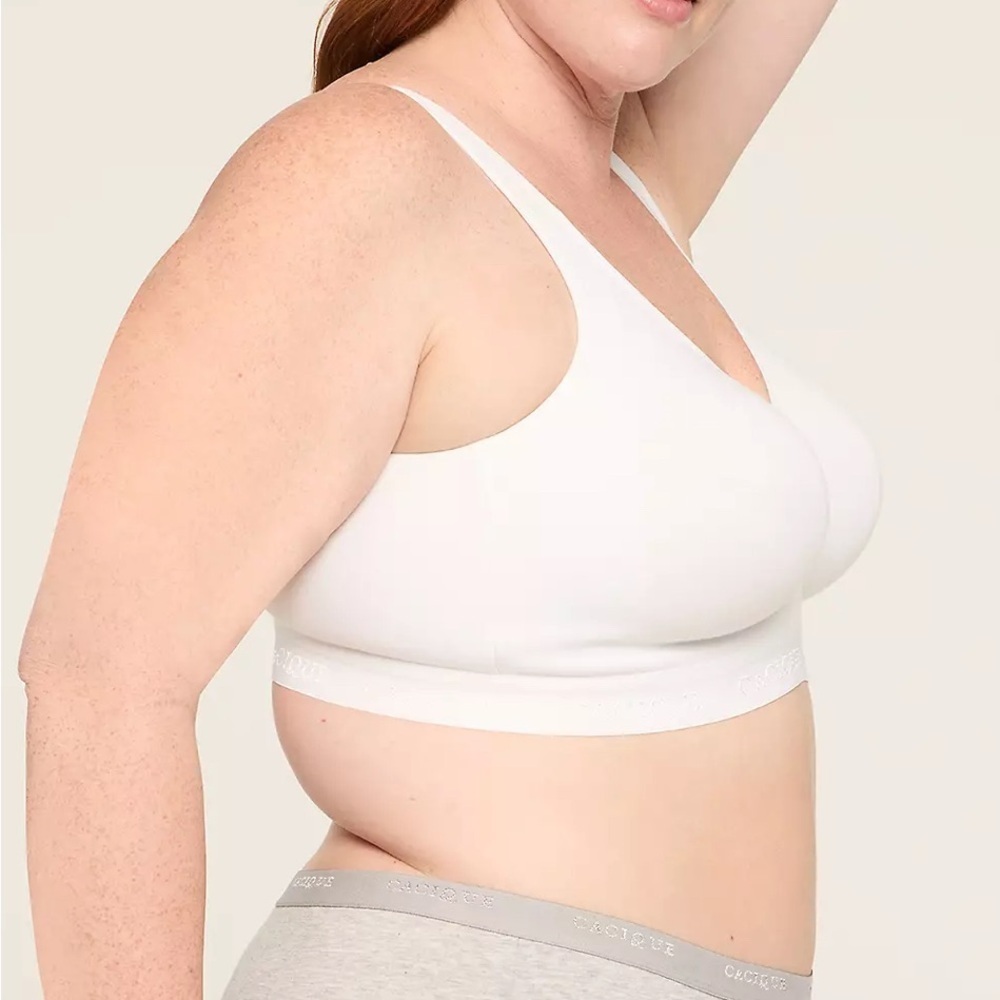 Cacique Cotton Unlined No Wire Full Coverage - Picture 2 of 8